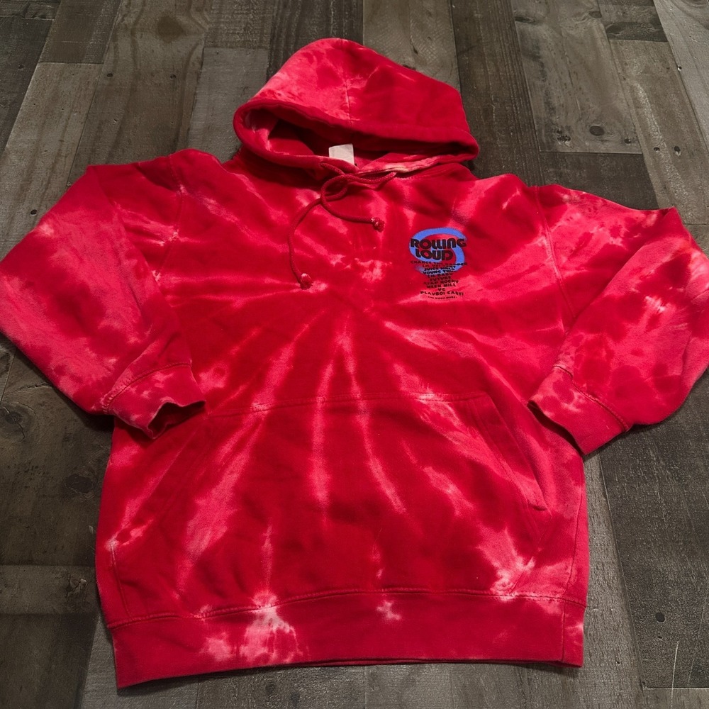Rolling Loud Hoodie Red Small 2019 Banc California Stadium Tie Dye Concert S